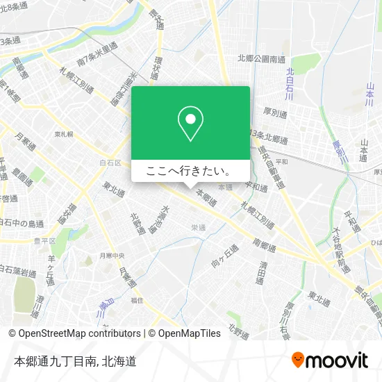 本郷通九丁目南地図