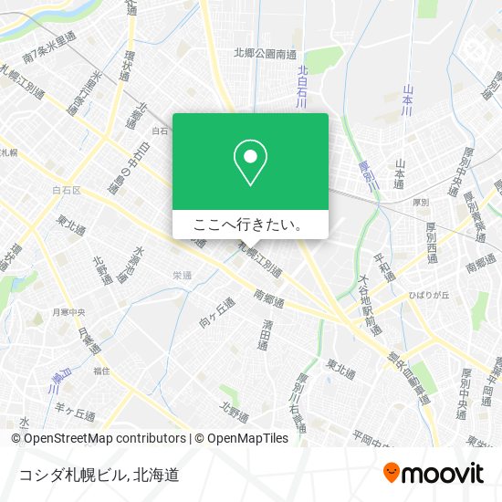 コシダ札幌ビル地図