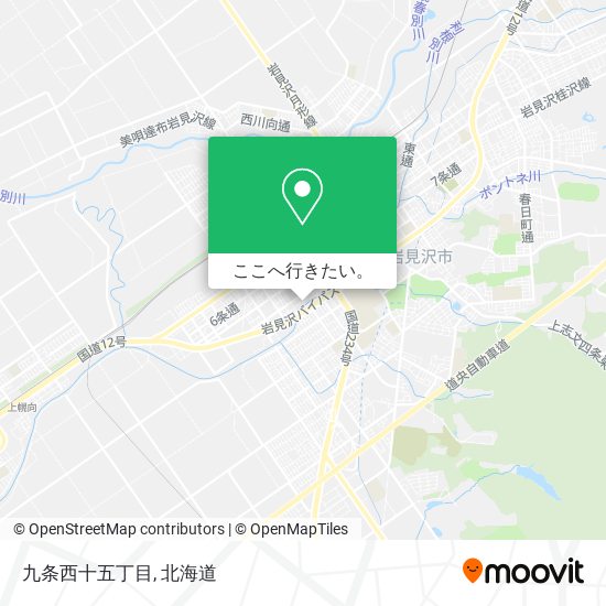 九条西十五丁目地図