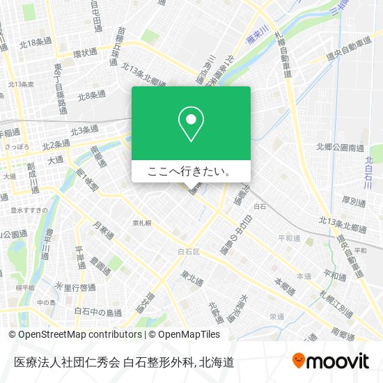 医療法人社団仁秀会 白石整形外科地図