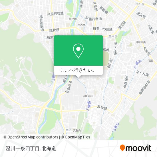 澄川一条四丁目地図