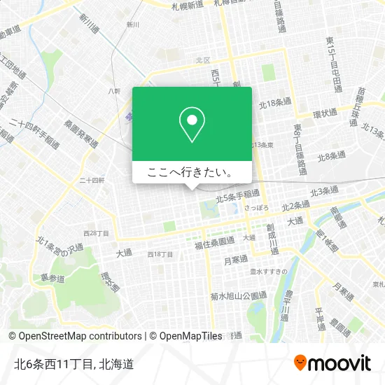 北6条西11丁目地図