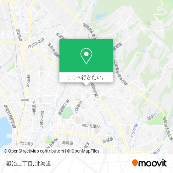 鍛治二丁目地図