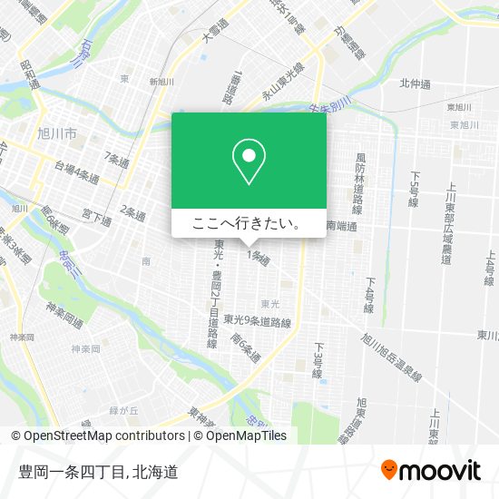 豊岡一条四丁目地図