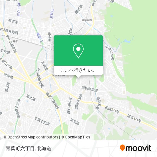 青葉町六丁目地図