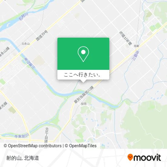 射的山地図