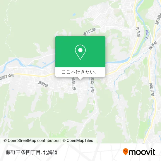 藤野三条四丁目地図