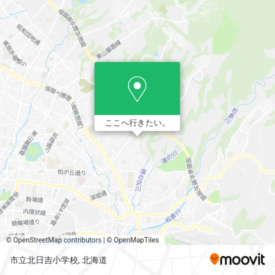 市立北日吉小学校地図