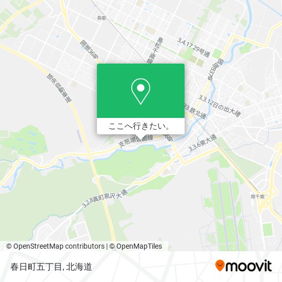 春日町五丁目地図