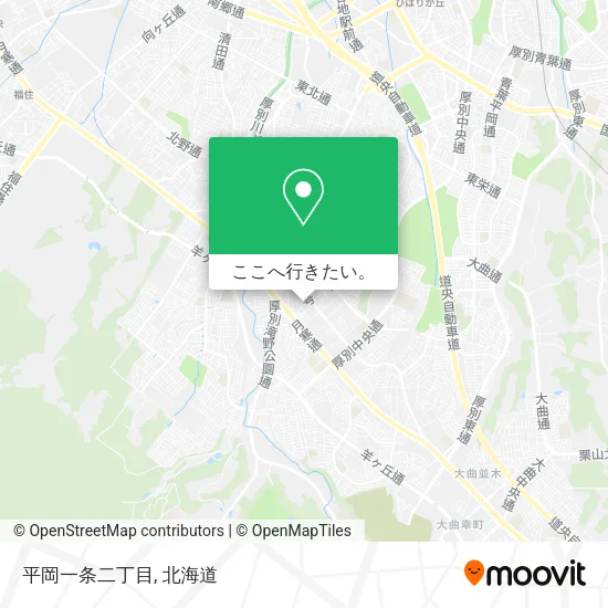 平岡一条二丁目地図