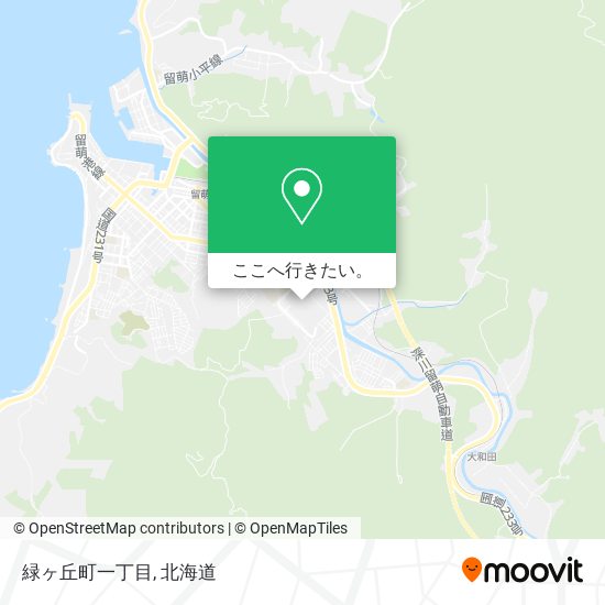 緑ヶ丘町一丁目地図