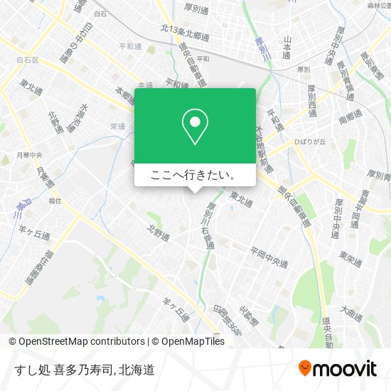 すし処 喜多乃寿司地図