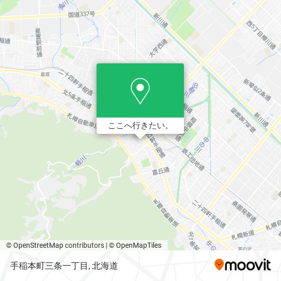 手稲本町三条一丁目地図