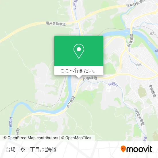 台場二条二丁目地図
