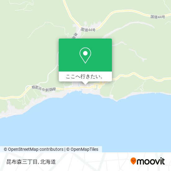 昆布森三丁目地図