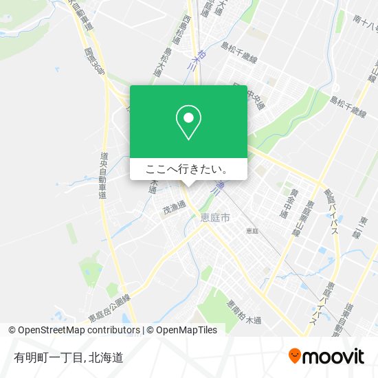 有明町一丁目地図