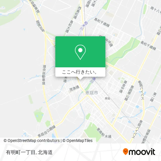 有明町一丁目地図