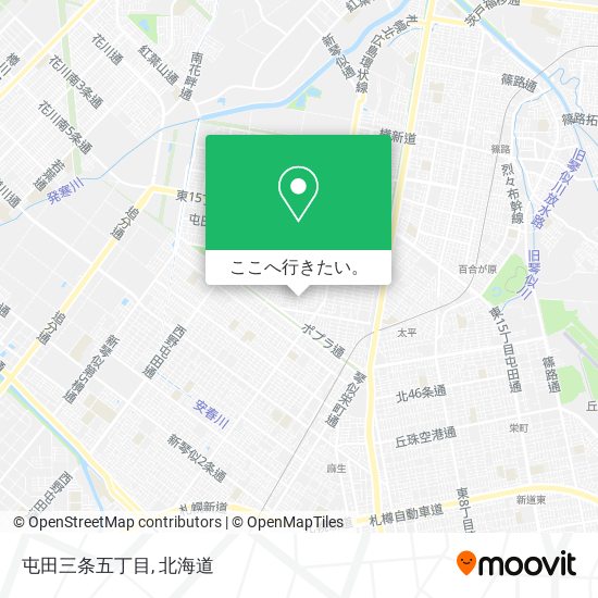 屯田三条五丁目地図