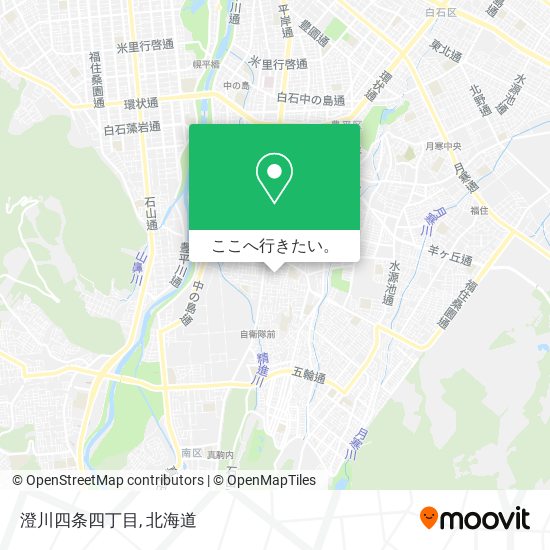 澄川四条四丁目地図