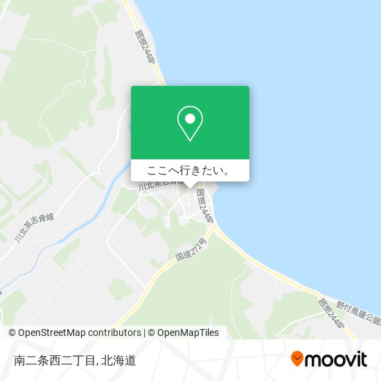 南二条西二丁目地図