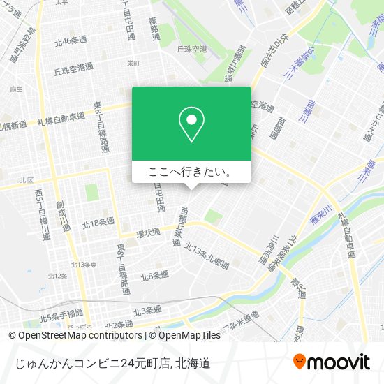 じゅんかんコンビニ24元町店地図