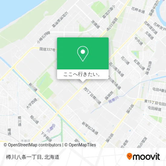 樽川八条一丁目地図