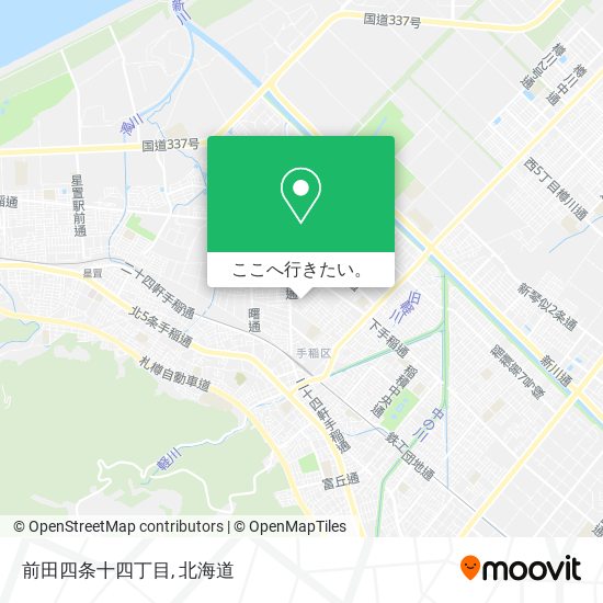 前田四条十四丁目地図