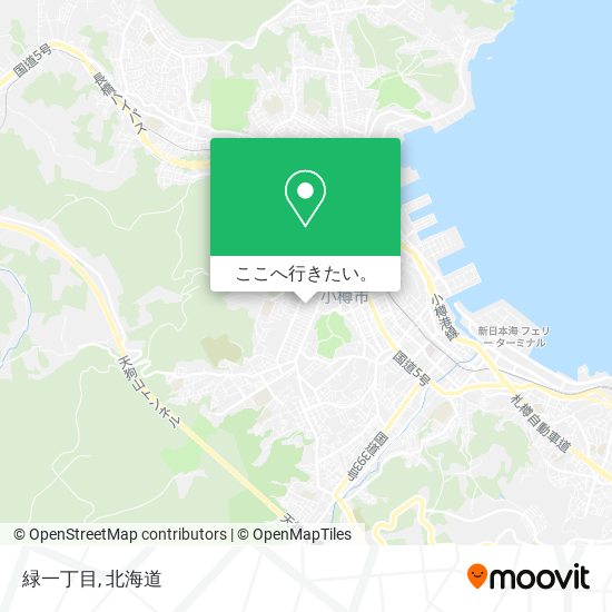 緑一丁目地図