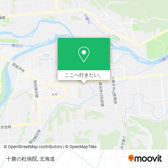 十勝の杜病院地図