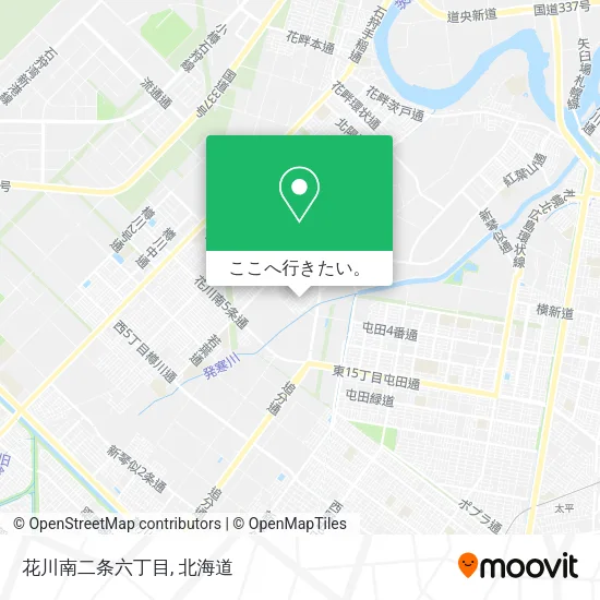 花川南二条六丁目地図