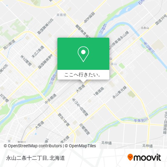 永山二条十二丁目地図