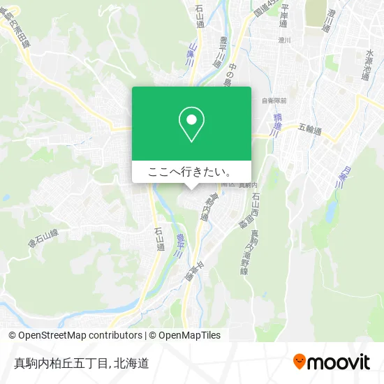 真駒内柏丘五丁目地図