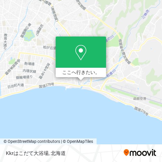 Kkrはこだて大浴場地図