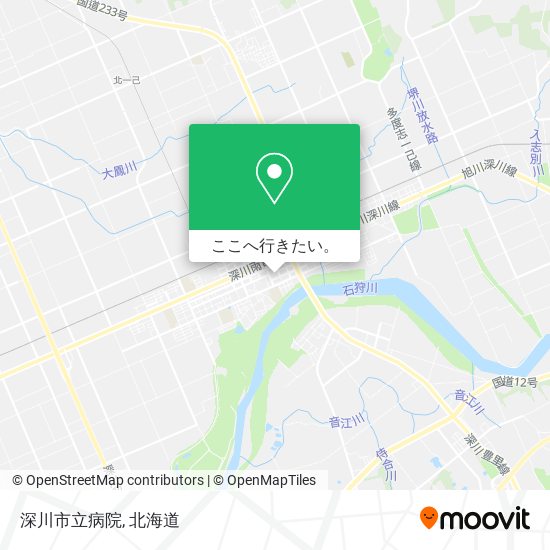 深川市立病院地図