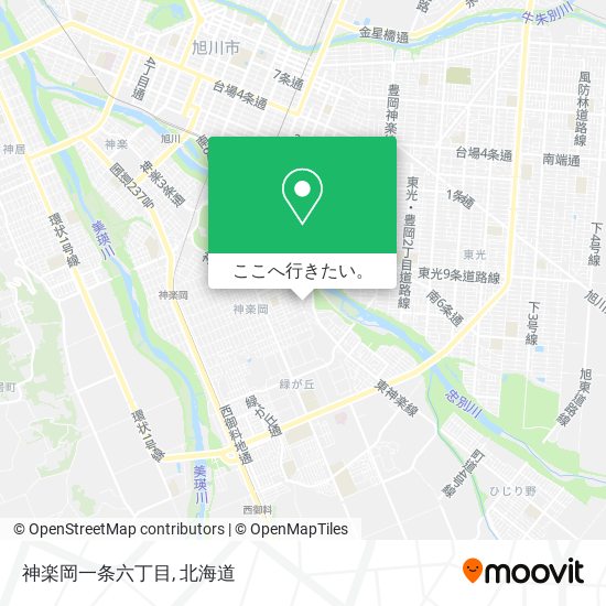神楽岡一条六丁目地図