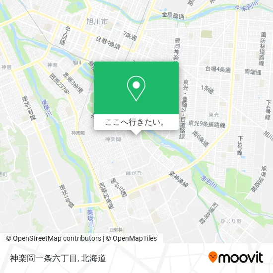 神楽岡一条六丁目地図