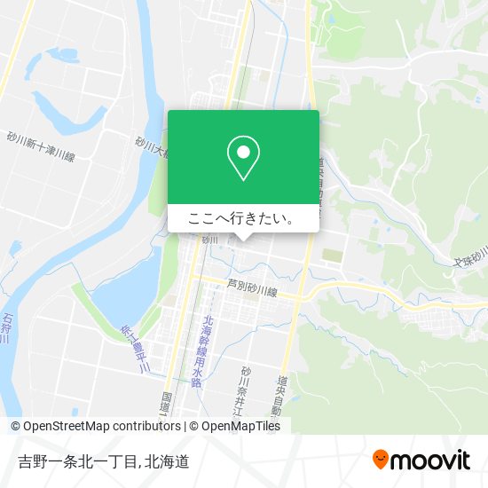 吉野一条北一丁目地図