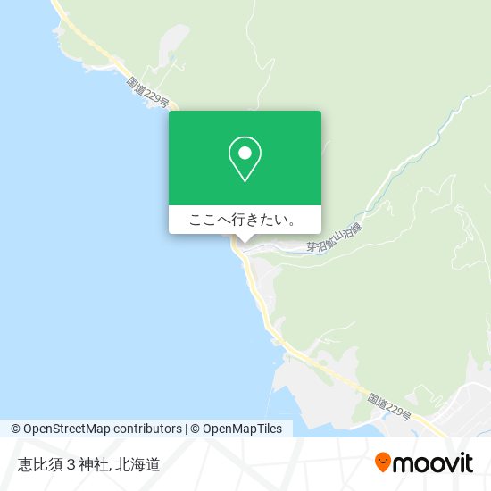 恵比須３神社地図