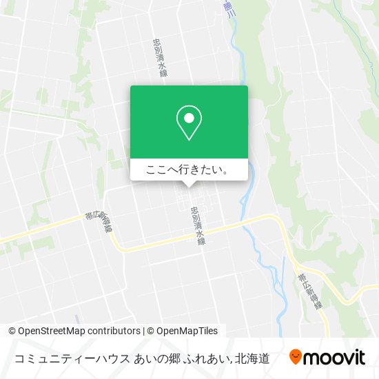 コミュニティーハウス あいの郷 ふれあい地図