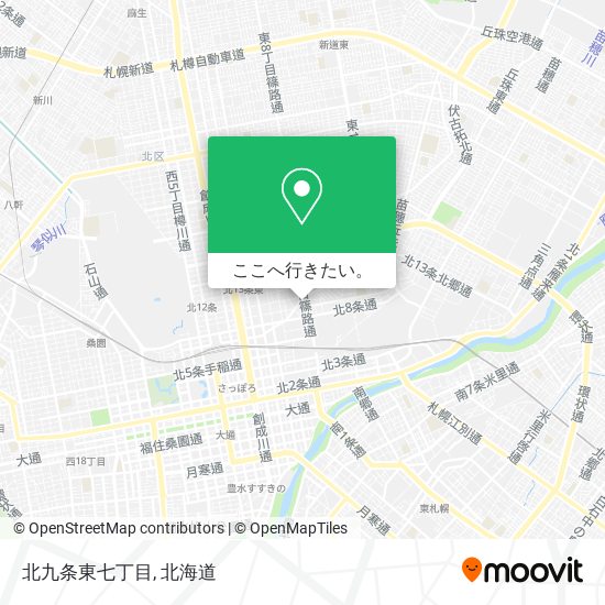 北九条東七丁目地図