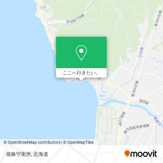 堀株守衛所地図