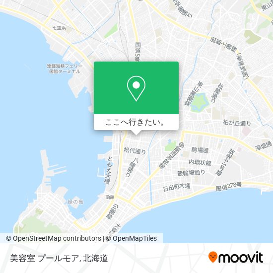 美容室 プールモア地図