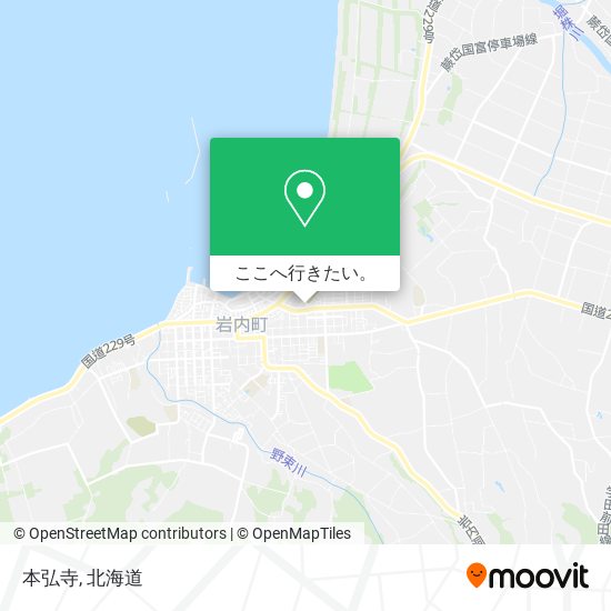 本弘寺地図
