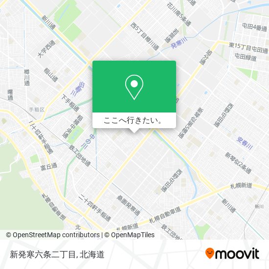 新発寒六条二丁目地図
