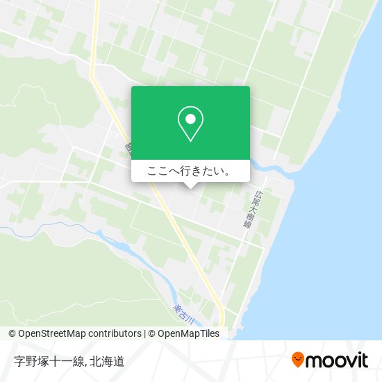 字野塚十一線地図