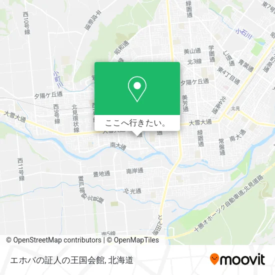 エホバの証人の王国会館地図