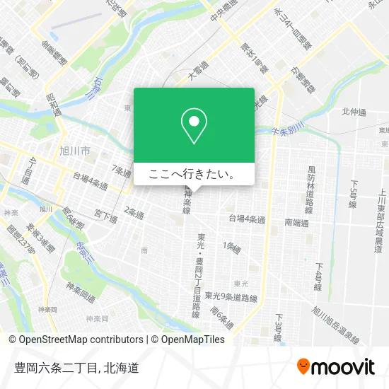 豊岡六条二丁目地図