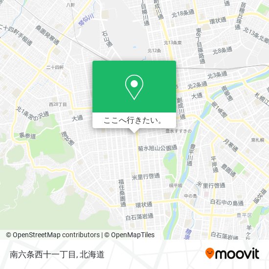 南六条西十一丁目地図