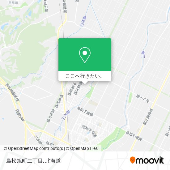 島松旭町二丁目地図