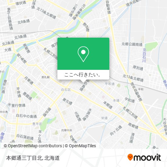 本郷通三丁目北地図